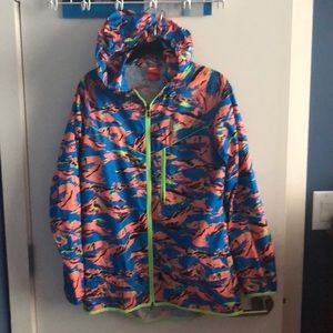 Nike Women’s Camouflage Zip Windbreaker Sz Medium